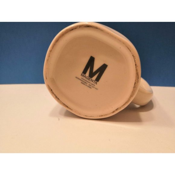 Rae Dunn GULP Mug ~ Rare M Stamp Collectible First Edition Magenta Cup - Picture 3 of 3